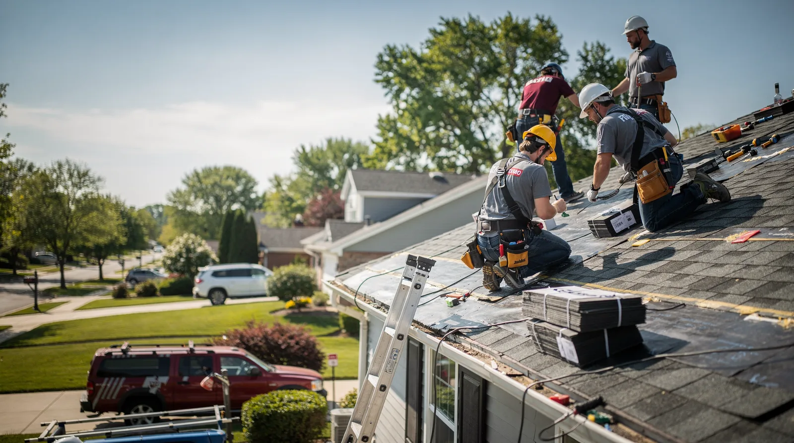 Roof Repair in New Auburn, WI around you